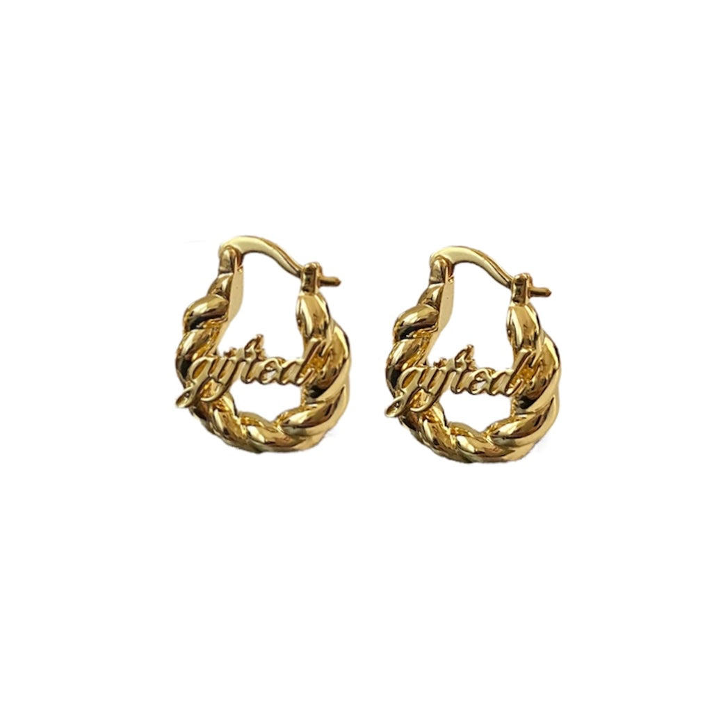 GIFTED HOOP EARRINGS